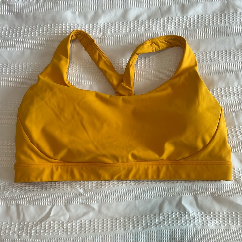 Athleta The Ultimate Bra D-DD+ Yellow Size XL